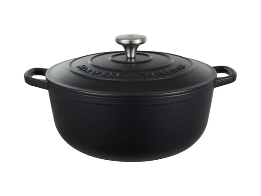 Maxwell Williams Round Casserole Black 28cm 6.2L