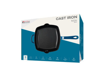 Maxwell Williams Grill Pan Midnight Blue 26cm