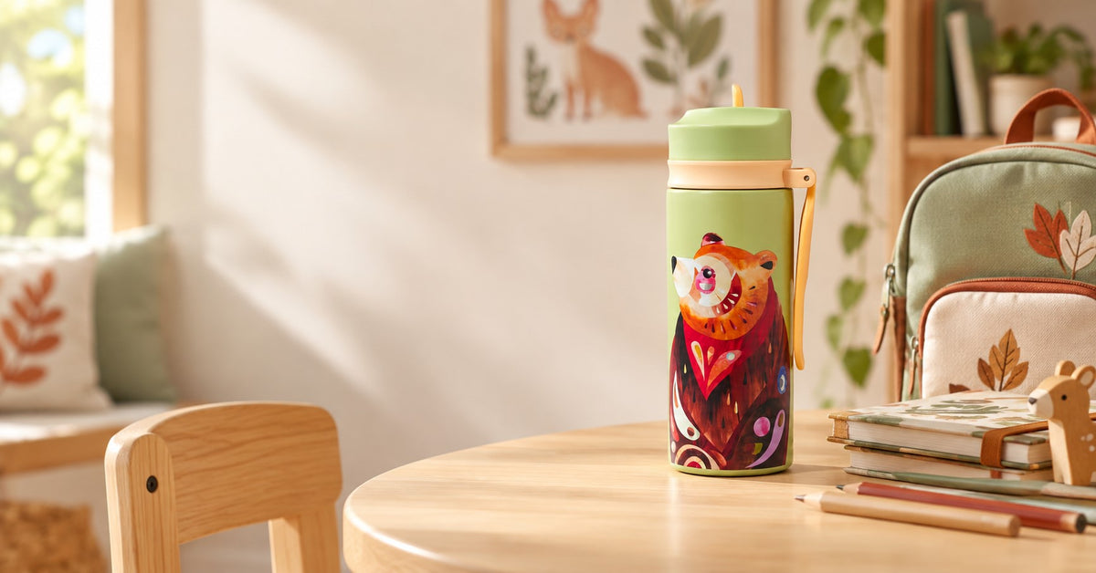 Maxwell Williams Insulated Bottle Brown Bear 500m