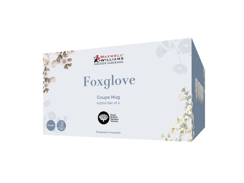 Maxwell Williams Foxglove Coupe Mug 400ml Set of 4