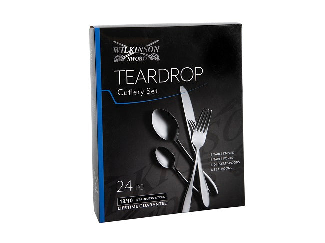 Wilkinson Sword Tear Drop Cutlery Set 24 Piece