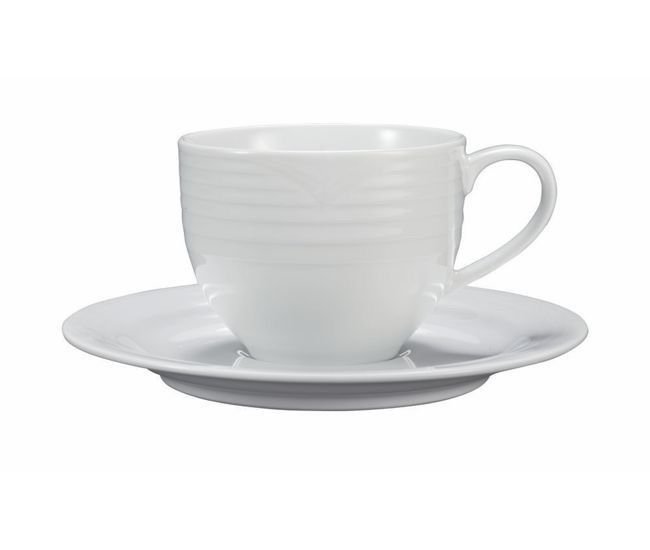 Noritake Arctic White Tea Cup & Saucer 200ml