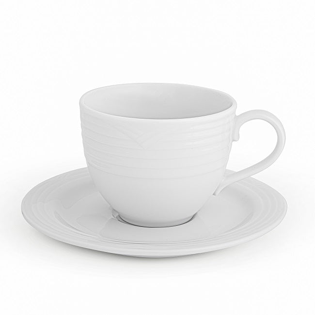 Noritake Arctic White Tea Cup & Saucer 240ml