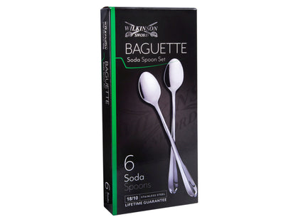 Wilkinson Sword Baguette Soda Spoons Set of 6