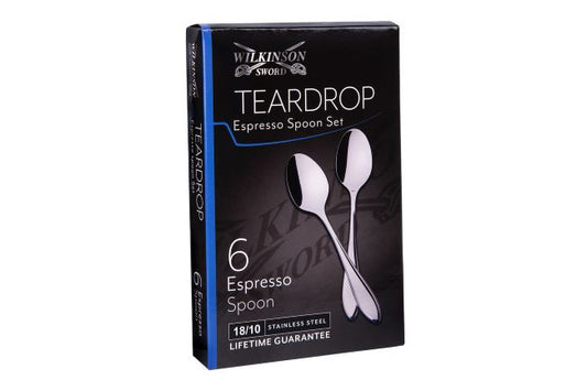Wilkinson Sword Teardrop Espresso Spoon Set of 6