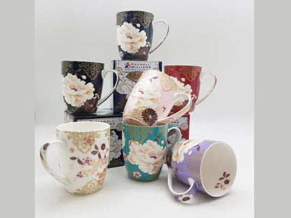 Maxwell Williams Kimono Mug Lilac 400ml