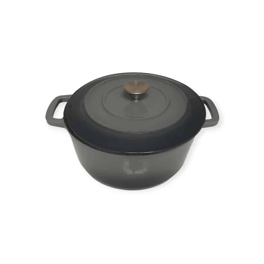 Eetrite Cast Iron Casserole 21.4cm Black