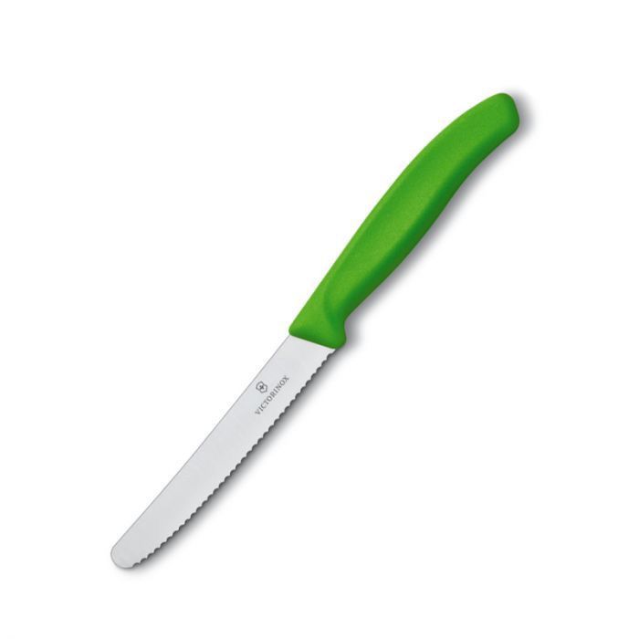 Victorinox Tomato/Steak Knife Serrated Green 11cm