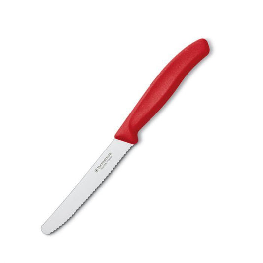 Victorinox Tomato/Steak Knife Serrated Red 11cm