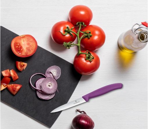 Victorinox Paring Knife Serrated Purple 10cm