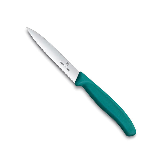 Victorinox Paring Knife Serrated Kale Green 10cm