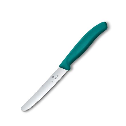 Victorinox Table Knife Serrated Kale Green 11cm