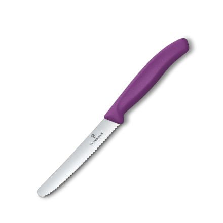 Victorinox Table Knife Serrated Purple 11cm