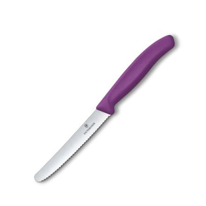 Victorinox Table Knife Serrated Purple 11cm