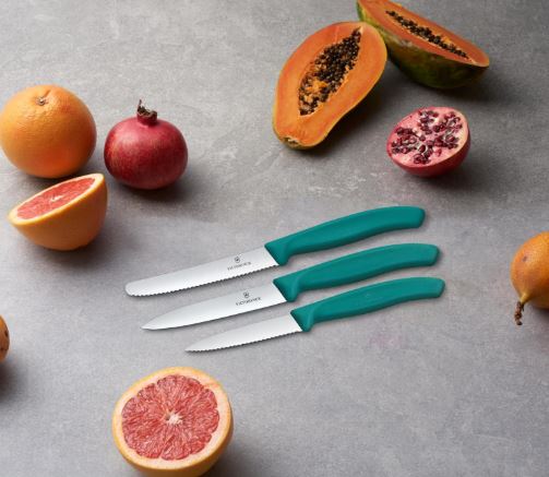 Victorinox Paring Knife Serrated Kale Set of 3