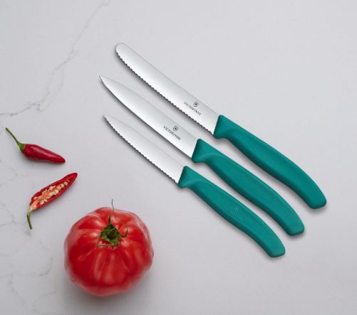 Victorinox Paring Knife Serrated Kale Set of 3