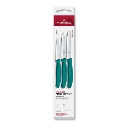 Victorinox Paring Knife Serrated Kale Set of 3