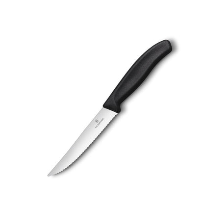 Victorinox Gourmet Steak Knife Serrated Black 12cm