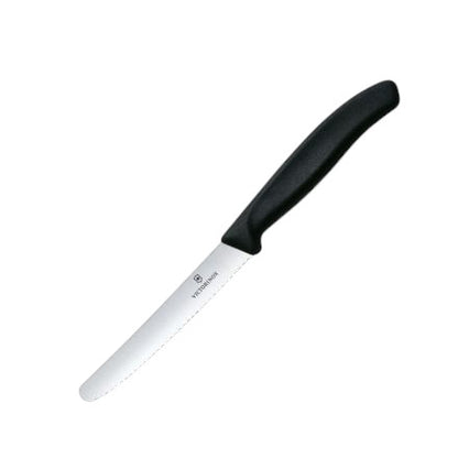 Victorinox Knife Serrated Black 11cm