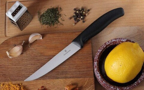 Victorinox Gourmet Steak Knife Black 12cm