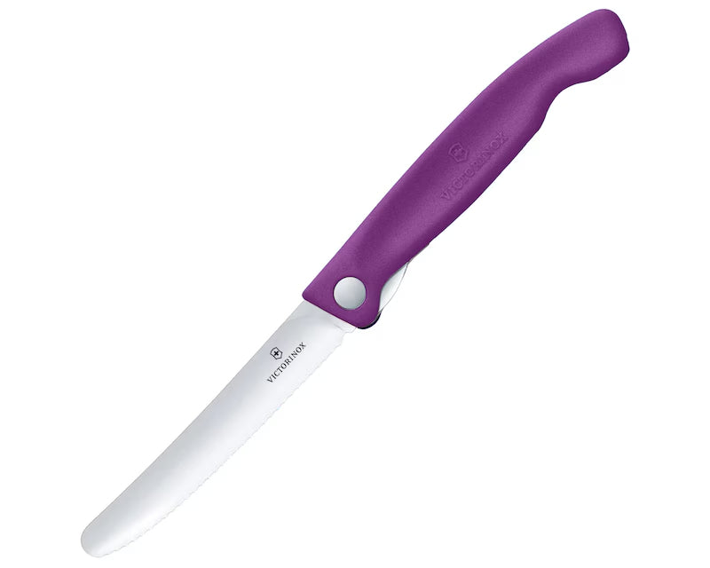 Victorinox Folding Picnic Knife Purple 11cm