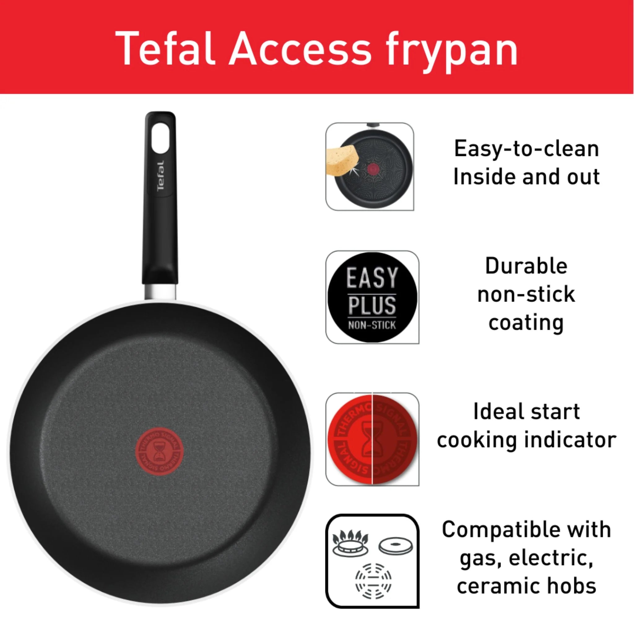 Tefal Access Frying Pan 20cm – Kitchenique