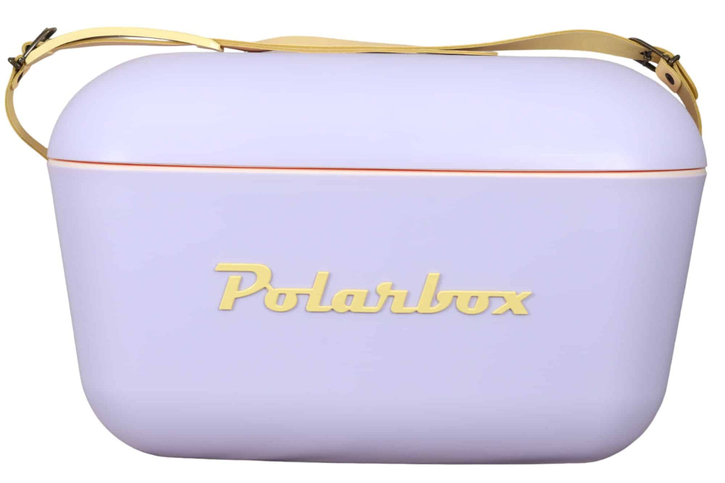 Polarbox Retro Cooler 12L Purple with Yellow Strap