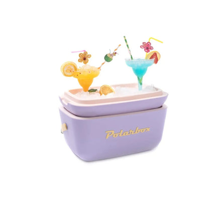 Polarbox Retro Cooler 20L Purple& Orange Strap
