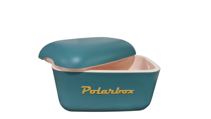 Polarbox Retro Cooler 20L Marine & Yellow