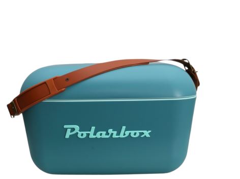 Polarbox Retro Cooler 20L Marine Blue&Water Green