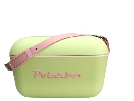 Polarbox Retro Cooler 12L Lime & Rosa