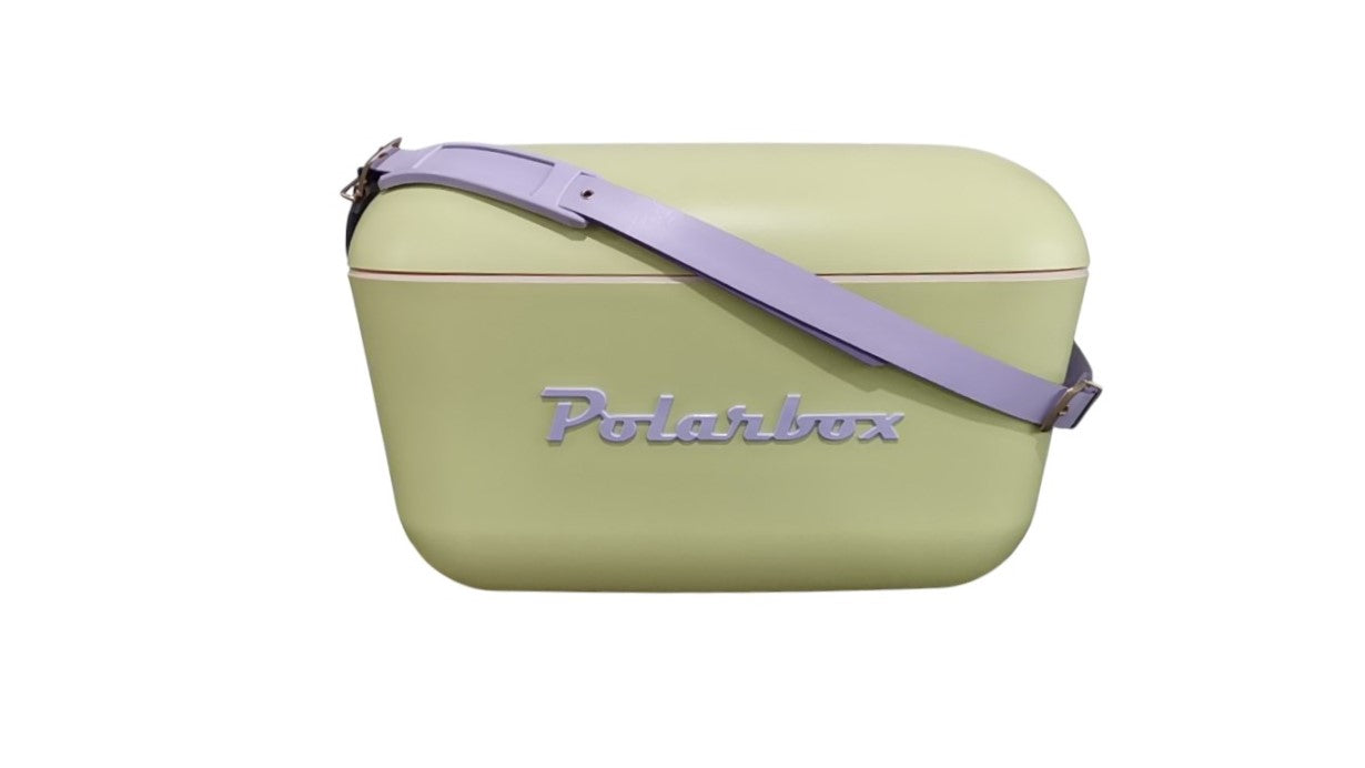 Polarbox Retro Cooler 20L Lime & Lilac