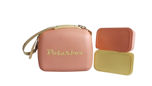 Polarbox Retro Cooler&2 Lunch Box 6L Sorbet&Yellow