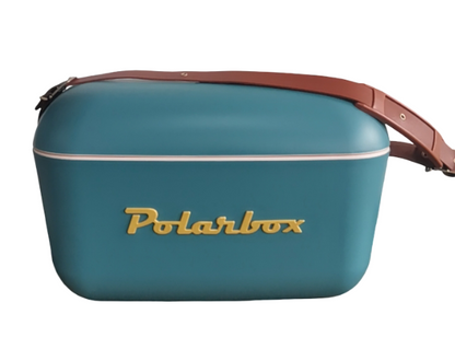 Polarbox Retro Cooler 12L Marine Blue & Yellow