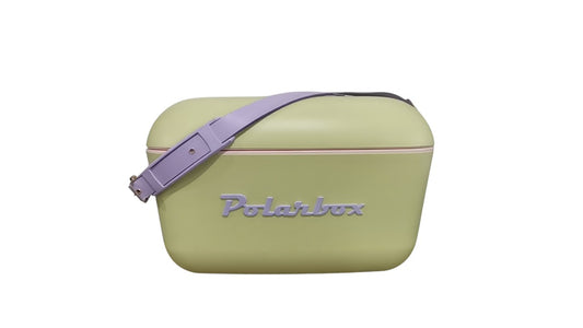 Polarbox Retro Cooler 12L Lime & Lilac