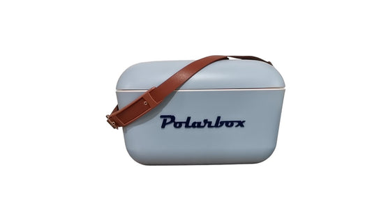 Polarbox Retro Cooler 12L Denim & Dark Blue