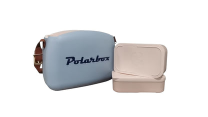 Polarbox Retro Cooler 6L Denim Blue & Dark Blue