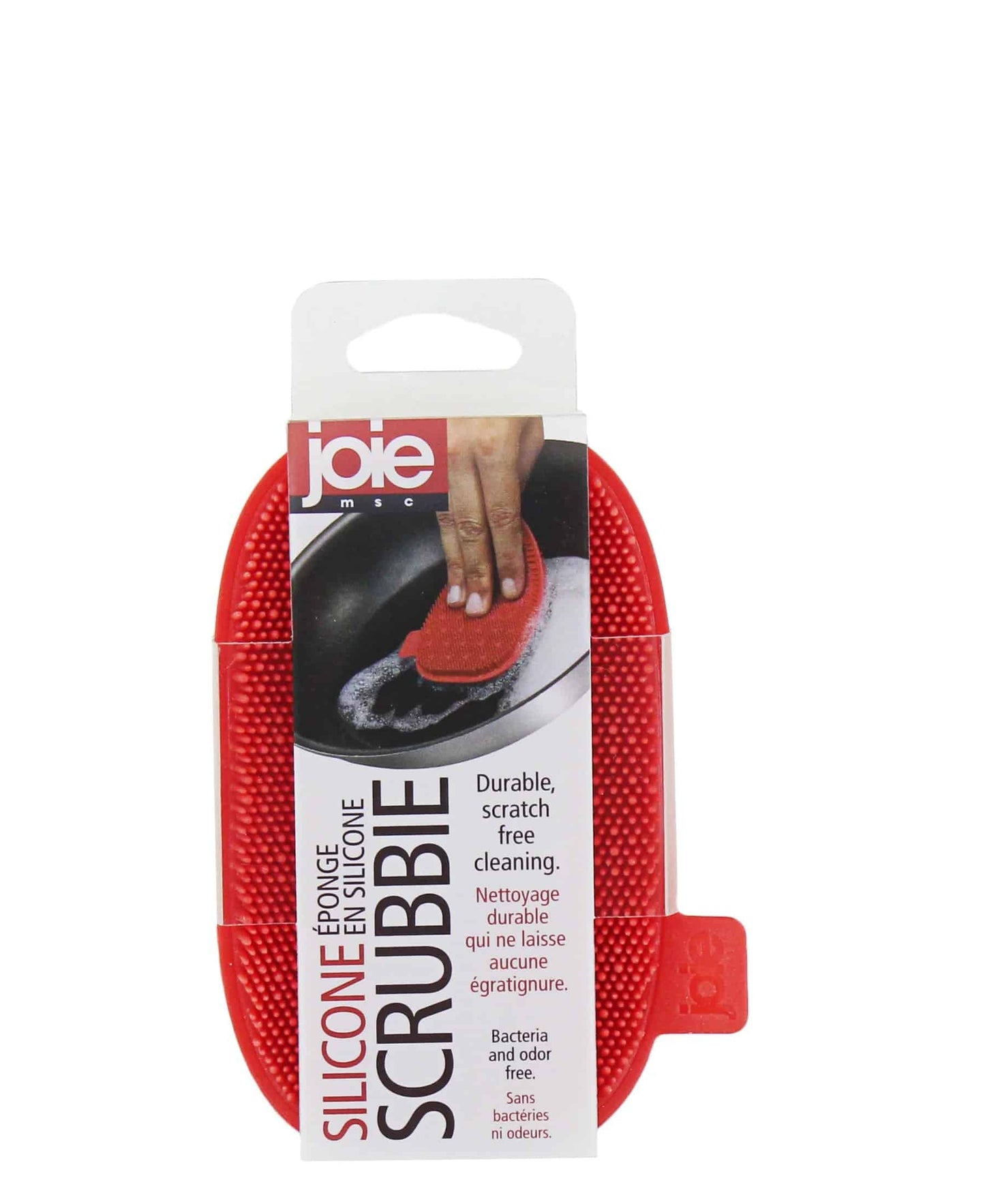 Joie Sponge Scrub Silicone Red