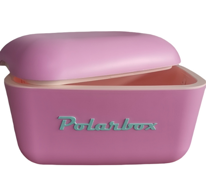 Polarbox Retro Cooler 20L Bubblegum Pink & Yellow