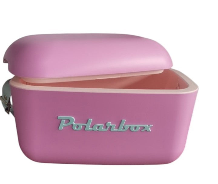 Polarbox Retro Cooler 12L Bubblegum Pink & Yellow