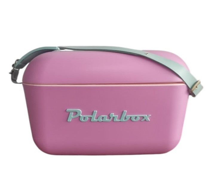 Polarbox Retro Cooler 12L Bubblegum Pink & Yellow