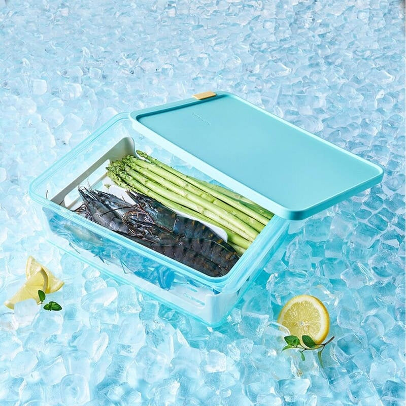 LocknLock Freezer Fit Rectangular 3.5L with Drain