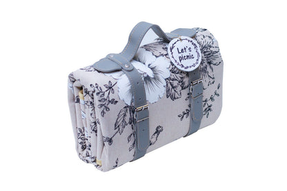 Picnic Rug Cream Bouquet Medium 150X130cm