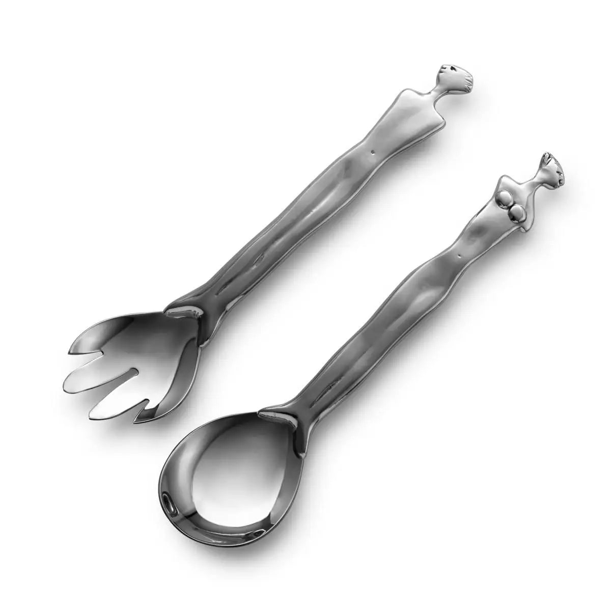 Carrol Boyes Salad Servers Woman Man