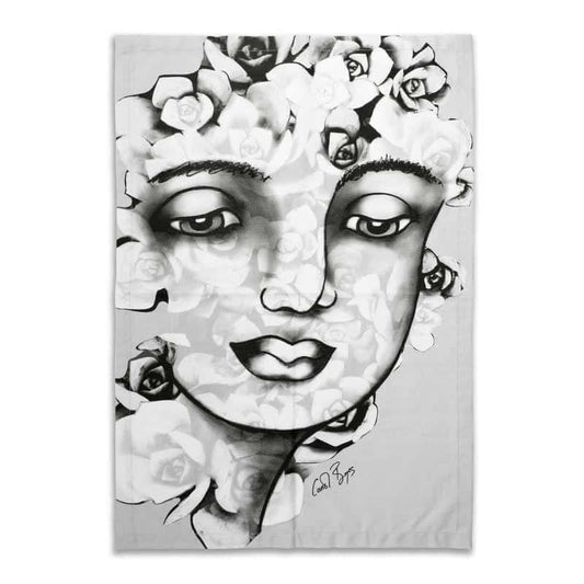 Carrol Boyes Tea Towel Succulent Faces