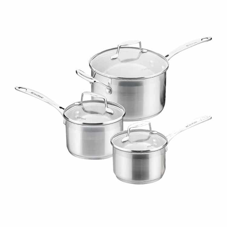 Scanpan Impact Saucepan Set 3 Pieces