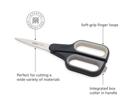 Joseph Joseph PlusCut Scissors Grey