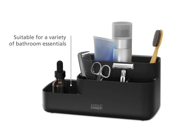 Joseph Joseph EasyStore Bathroom Storage Black