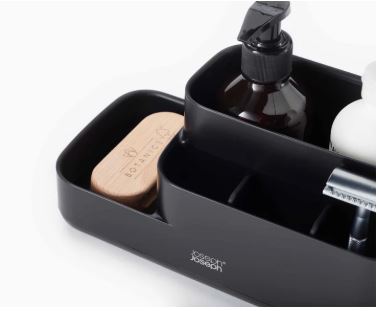 Joseph Joseph EasyStore Bathroom Storage Black