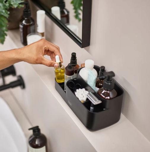 Joseph Joseph EasyStore Bathroom Storage Black